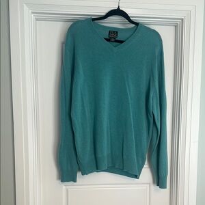 Jos. A. Bank Blue V-Neck Sweater